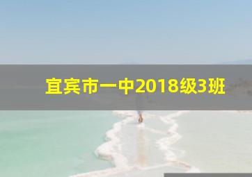 宜宾市一中2018级3班