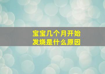 宝宝几个月开始发烧是什么原因