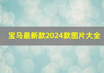 宝马最新款2024款图片大全