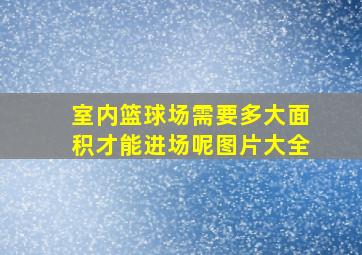 室内篮球场需要多大面积才能进场呢图片大全