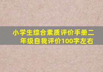 小学生综合素质评价手册二年级自我评价100字左右