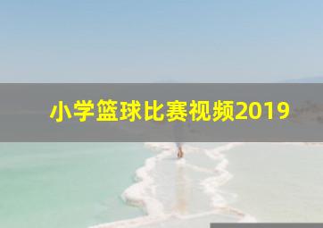 小学篮球比赛视频2019