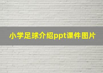 小学足球介绍ppt课件图片