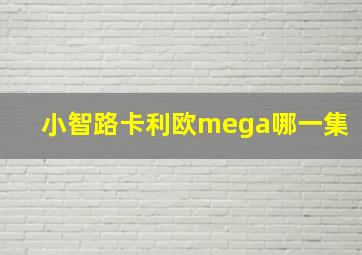 小智路卡利欧mega哪一集