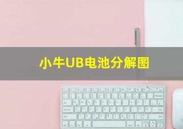 小牛UB电池分解图