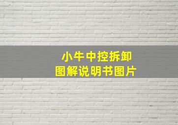 小牛中控拆卸图解说明书图片