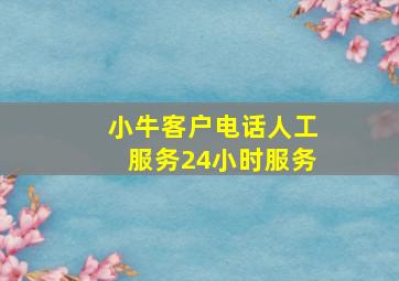 小牛客户电话人工服务24小时服务