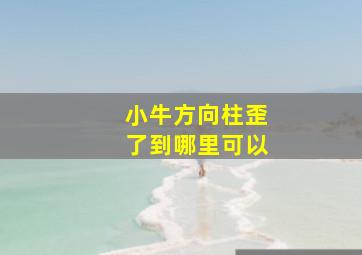 小牛方向柱歪了到哪里可以