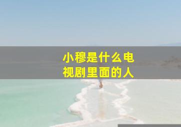 小穆是什么电视剧里面的人