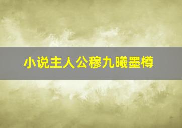 小说主人公穆九曦墨樽