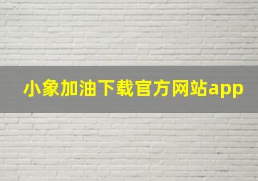 小象加油下载官方网站app