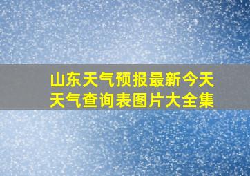 山东天气预报最新今天天气查询表图片大全集