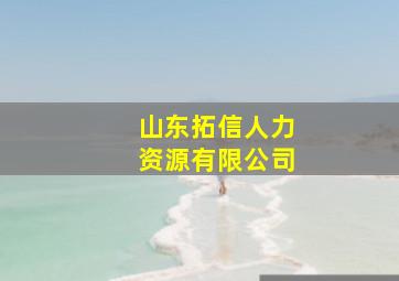 山东拓信人力资源有限公司