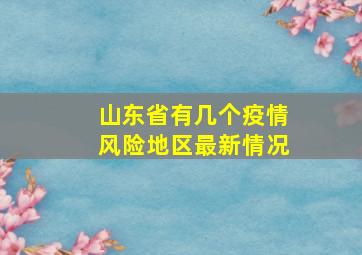 山东省有几个疫情风险地区最新情况