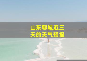 山东聊城近三天的天气预报