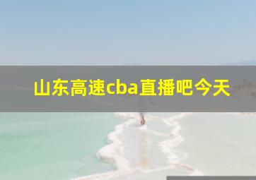 山东高速cba直播吧今天