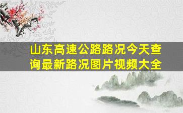 山东高速公路路况今天查询最新路况图片视频大全