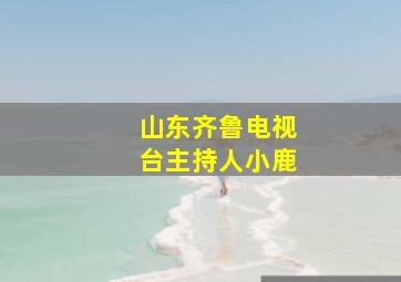 山东齐鲁电视台主持人小鹿