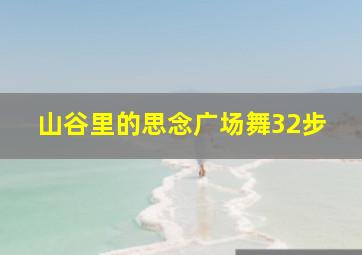 山谷里的思念广场舞32步