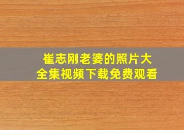 崔志刚老婆的照片大全集视频下载免费观看