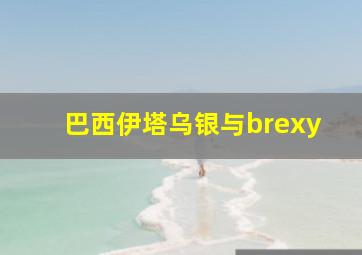 巴西伊塔乌银与brexy