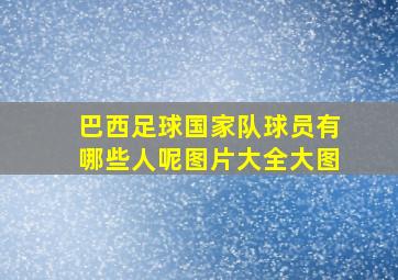 巴西足球国家队球员有哪些人呢图片大全大图