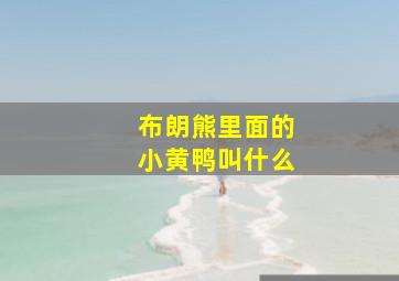 布朗熊里面的小黄鸭叫什么