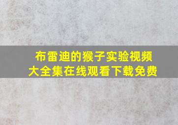 布雷迪的猴子实验视频大全集在线观看下载免费