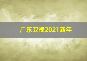 广东卫视2021新年