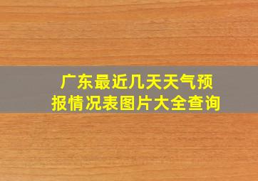 广东最近几天天气预报情况表图片大全查询