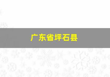 广东省坪石县