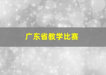 广东省教学比赛