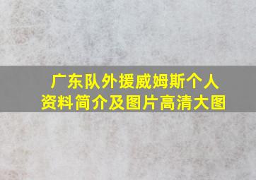 广东队外援威姆斯个人资料简介及图片高清大图