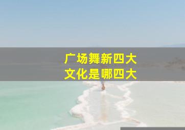 广场舞新四大文化是哪四大