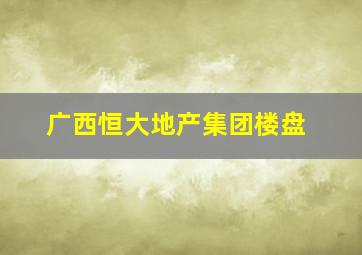 广西恒大地产集团楼盘