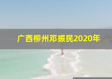 广西柳州邓振民2020年