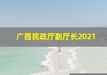 广西民政厅副厅长2021