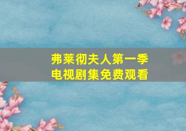 弗莱彻夫人第一季电视剧集免费观看