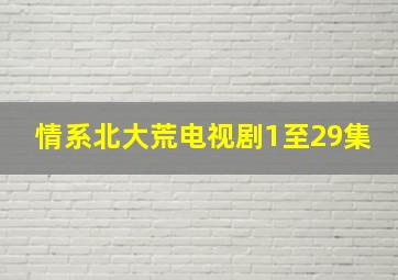 情系北大荒电视剧1至29集