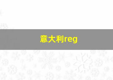 意大利reg