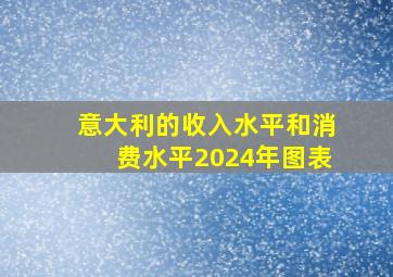 意大利的收入水平和消费水平2024年图表