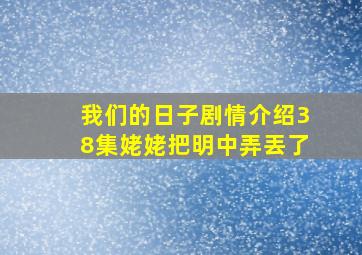 我们的日子剧情介绍38集姥姥把明中弄丟了