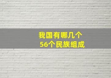 我国有哪几个56个民族组成