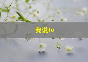 我说tv