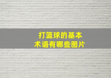 打篮球的基本术语有哪些图片