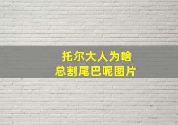 托尔大人为啥总割尾巴呢图片