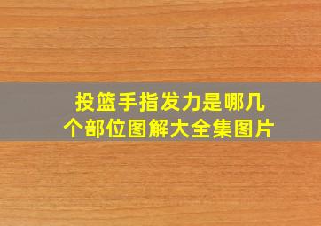 投篮手指发力是哪几个部位图解大全集图片