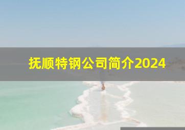 抚顺特钢公司简介2024