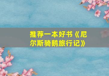 推荐一本好书《尼尔斯骑鹅旅行记》