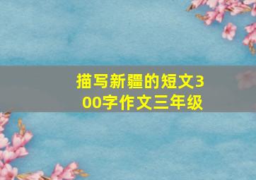 描写新疆的短文300字作文三年级